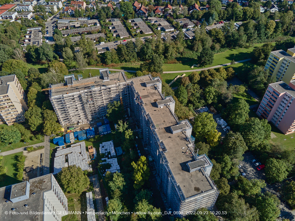 23.09.2022 - Sanierung am Karl-MArx-Ring 11-21 in Neuperlach